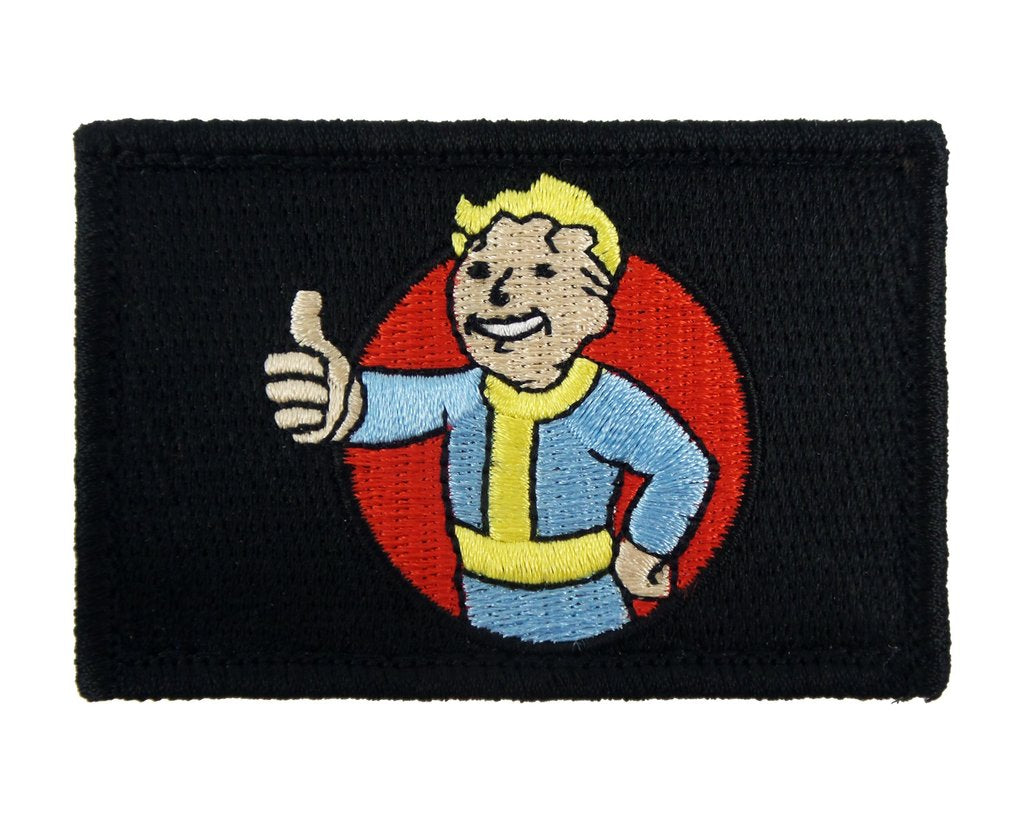 Fallout Vault Boy - Velcro Backed Fully Embroidered Patch