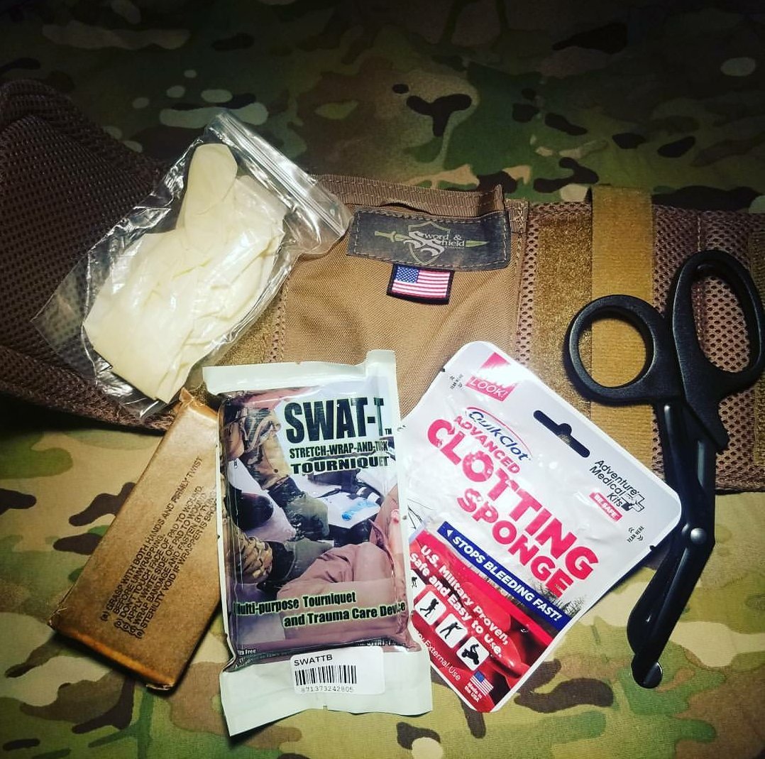 AFAK (ankle first aid kit) Medical Pouch By Sword & Shield Strategic