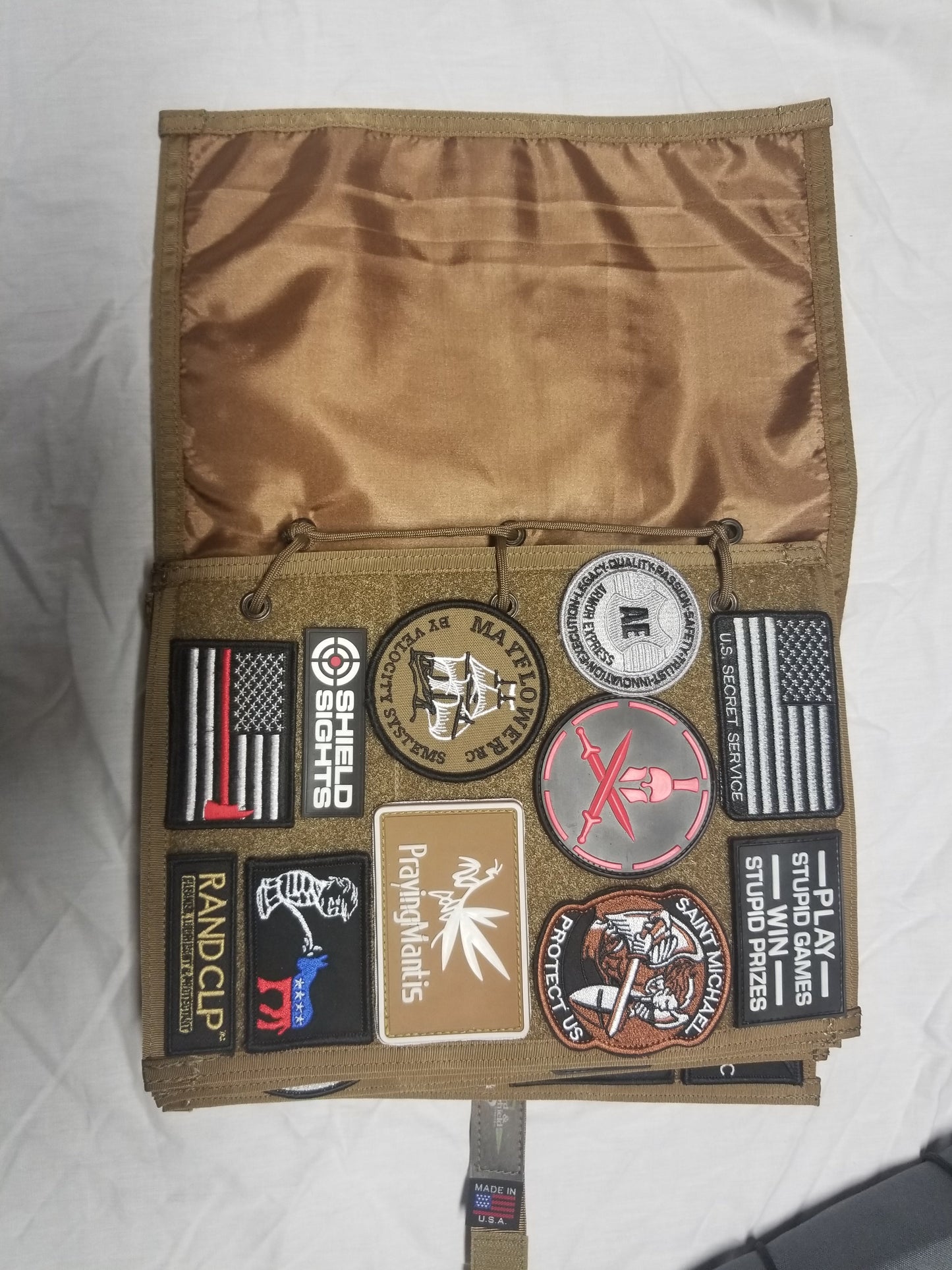 Patch Collectors Book Patch Album USA made by Sword & Shield