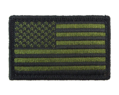 USA American Flag - Velcro Backed Fully Embroidered Patch