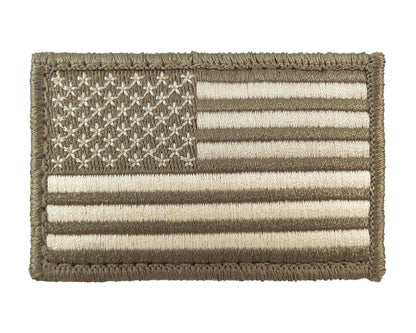 USA American Flag - Velcro Backed Fully Embroidered Patch