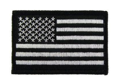 USA American Flag - Velcro Backed Fully Embroidered Patch