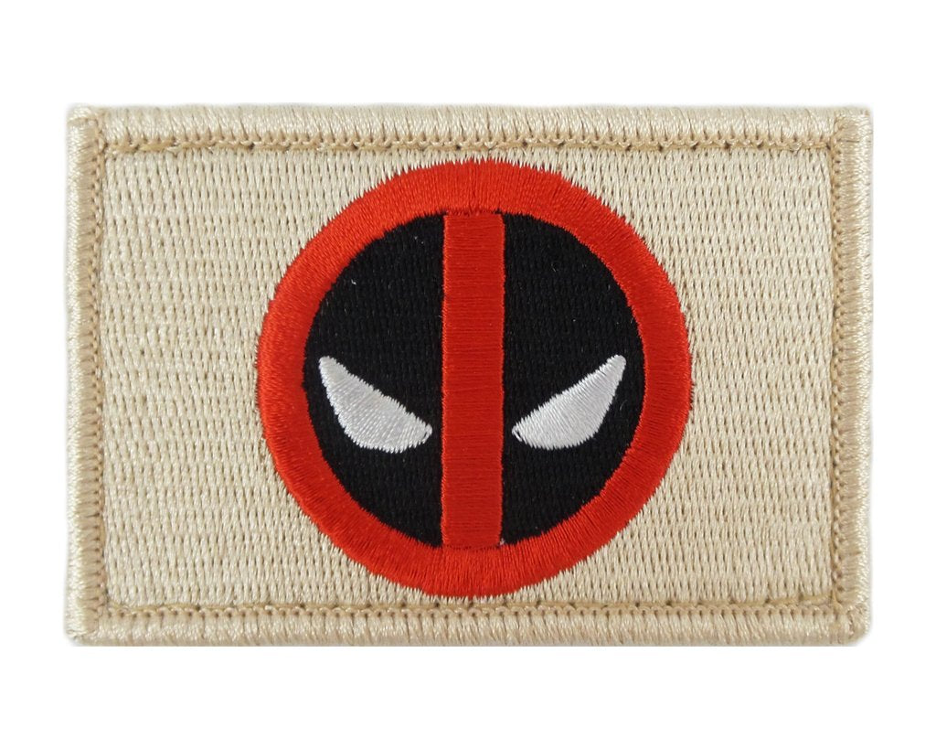 Deadpool Tactical Funny  - Velcro Backed Fully Embroidered Patch
