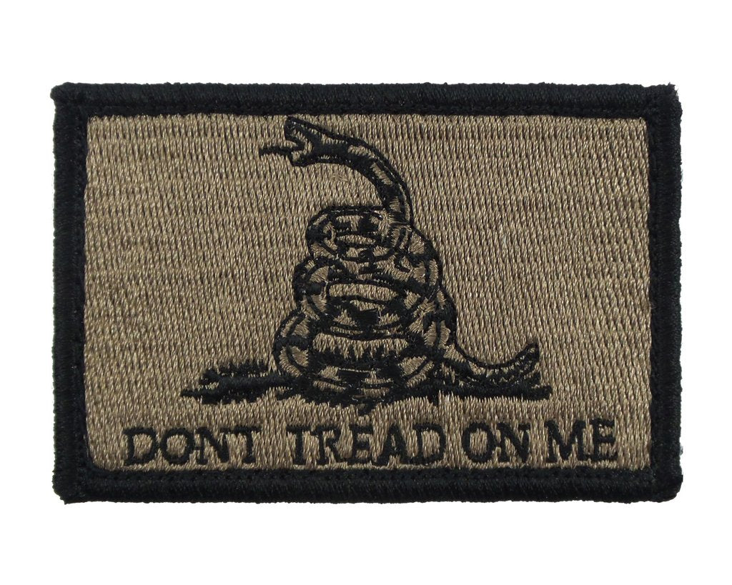 Dont Tread On Me Gadsden Flag - Velcro Backed Fully Embroidered Patch