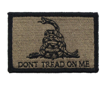 Dont Tread On Me Gadsden Flag - Velcro Backed Fully Embroidered Patch