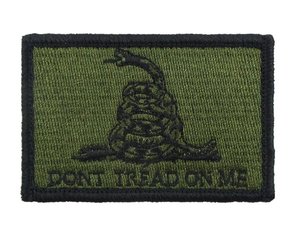 Dont Tread On Me Gadsden Flag - Velcro Backed Fully Embroidered Patch