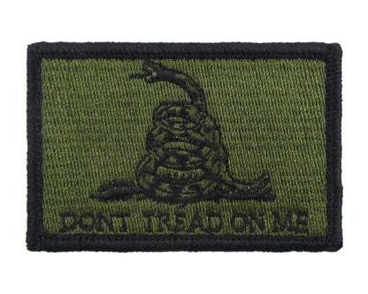 Dont Tread On Me Gadsden Flag - Velcro Backed Fully Embroidered Patch