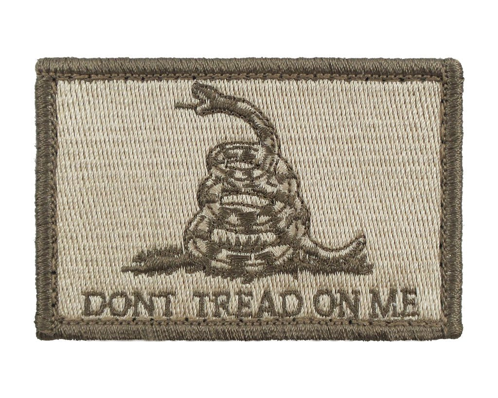 Dont Tread On Me Gadsden Flag - Velcro Backed Fully Embroidered Patch