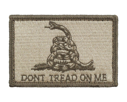 Dont Tread On Me Gadsden Flag - Velcro Backed Fully Embroidered Patch