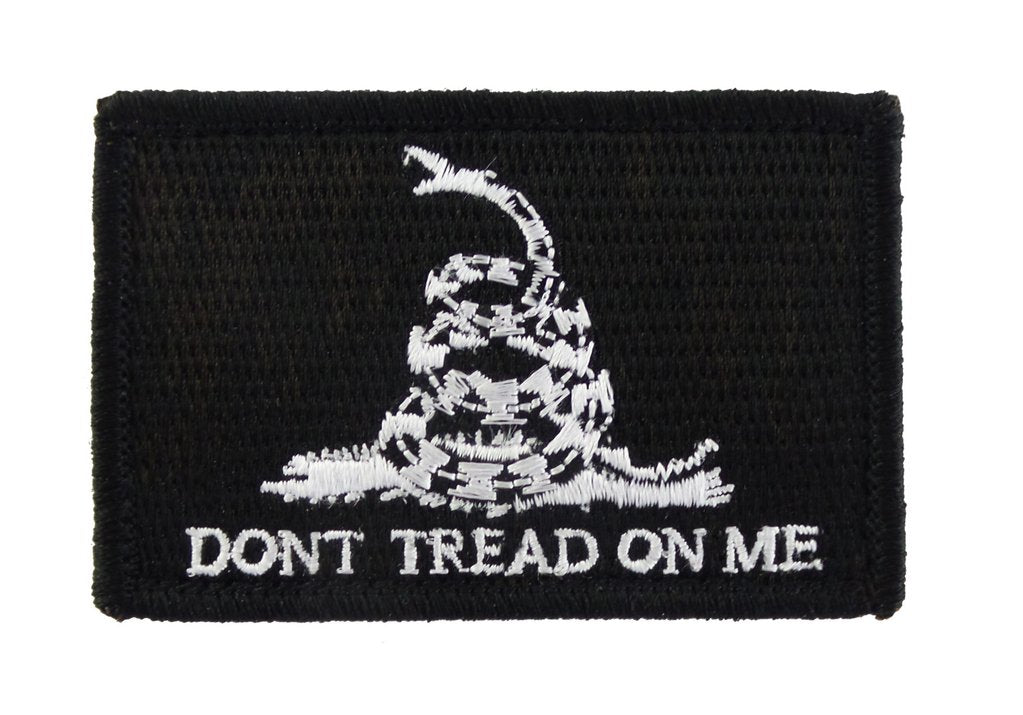 Dont Tread On Me Gadsden Flag - Velcro Backed Fully Embroidered Patch