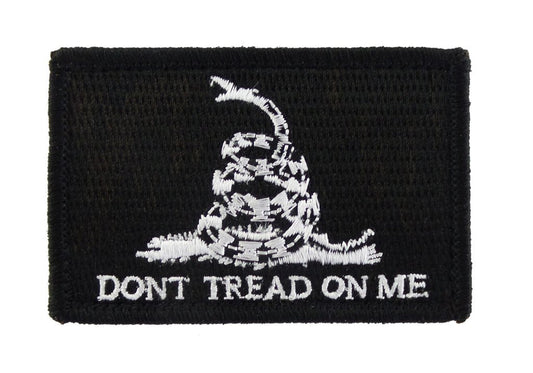 Dont Tread On Me Gadsden Flag - Velcro Backed Fully Embroidered Patch