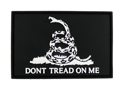 Don't Tread On Me Gadsden Flag 3D - Velcro Backed PVC 3D Patch