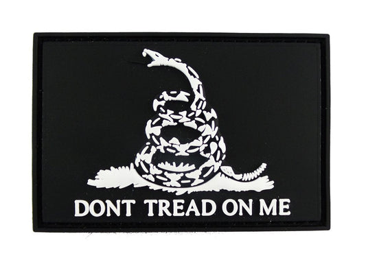 Don't Tread On Me Gadsden Flag 3D - Velcro Backed PVC 3D Patch
