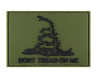 Don't Tread On Me Gadsden Flag 3D - Velcro Backed PVC 3D Patch