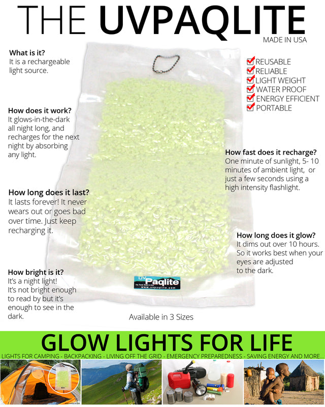 UVPAQLITE reusable glow sheet Large