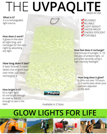 UVPAQLITE reusable glow sheet Small