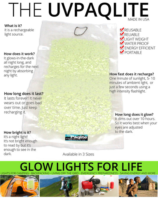 UVPAQLITE reusable glow sheet Medium