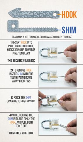 READYMAN Lock Blocker - Access Denial Card