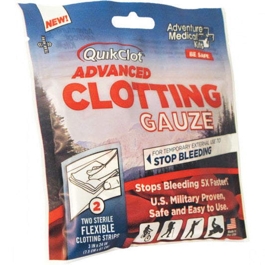 QuikClot® Advanced Clotting Gauze 3" x 24" (2) First Aid