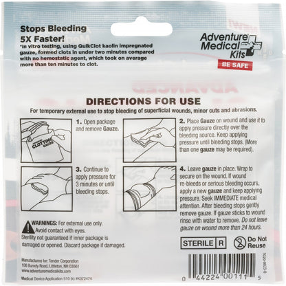 QuikClot® Advanced Clotting Gauze 3" x 24" (2) First Aid