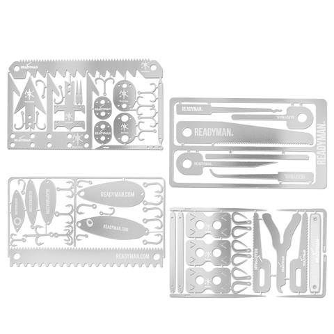 Readyman 4 piece Ultimate Survival Card Set