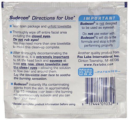 Sudecon - Pepper Spray Remediation Wipes