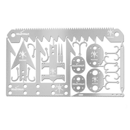 Readyman Wilderness Survival Card 2.0